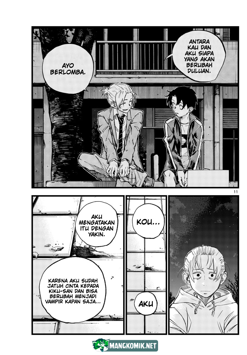 Yofukashi no Uta — Chapter 158, halaman 12