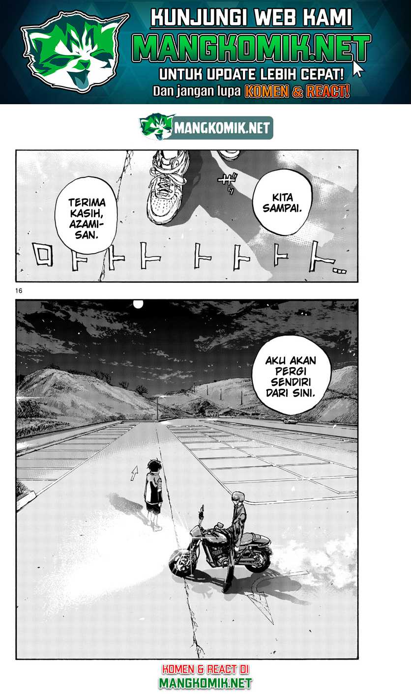 Yofukashi no Uta — Chapter 159, halaman 17