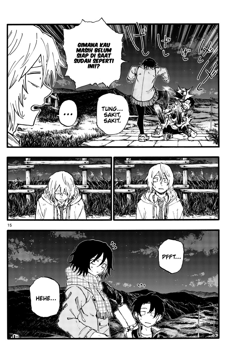 Yofukashi no Uta — Chapter 160, halaman 15