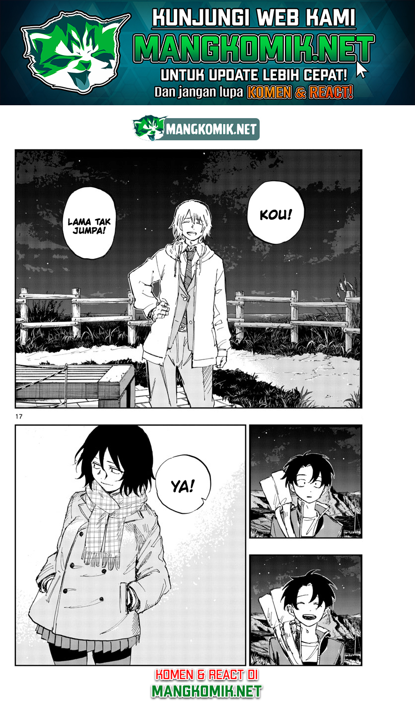 Yofukashi no Uta — Chapter 160, halaman 17
