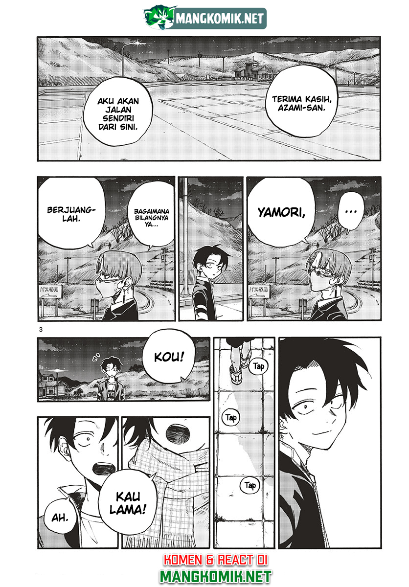 Yofukashi no Uta — Chapter 160, halaman 3