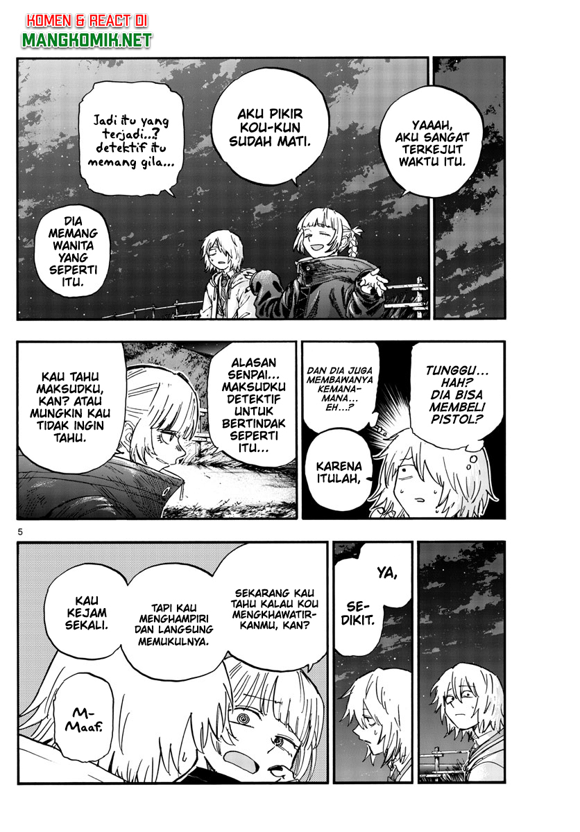 Yofukashi no Uta — Chapter 160, halaman 5