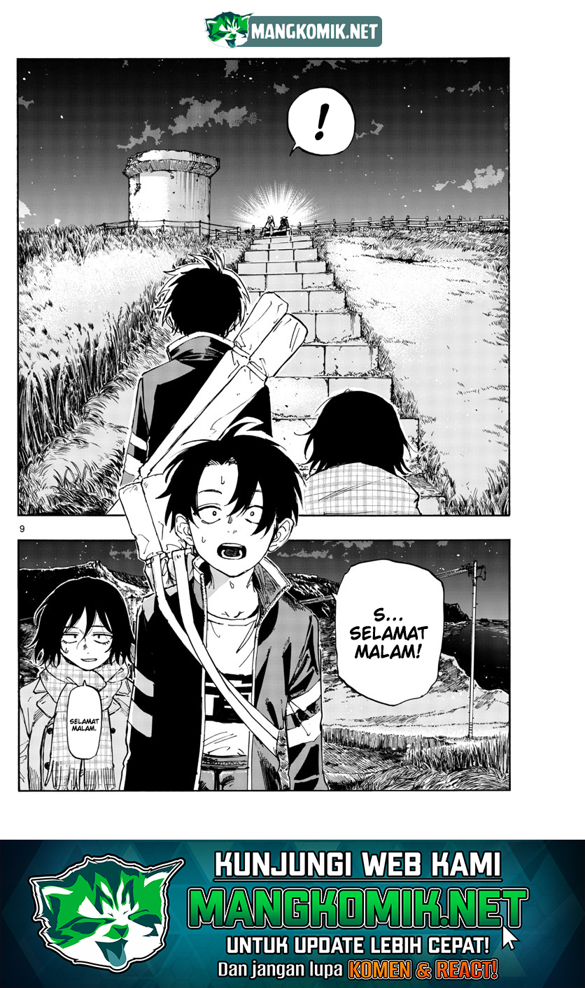 Yofukashi no Uta — Chapter 160, halaman 9