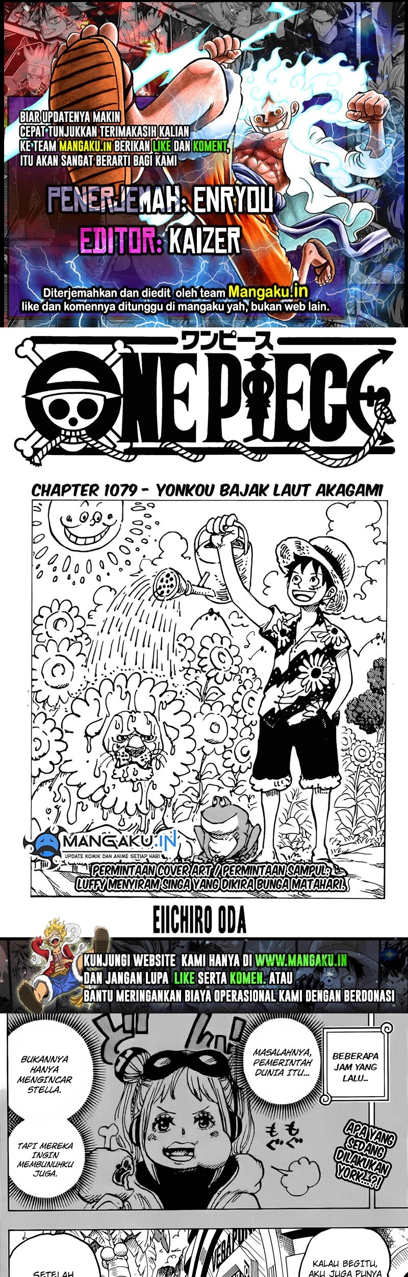 One Piece — Chapter 1079, halaman 1