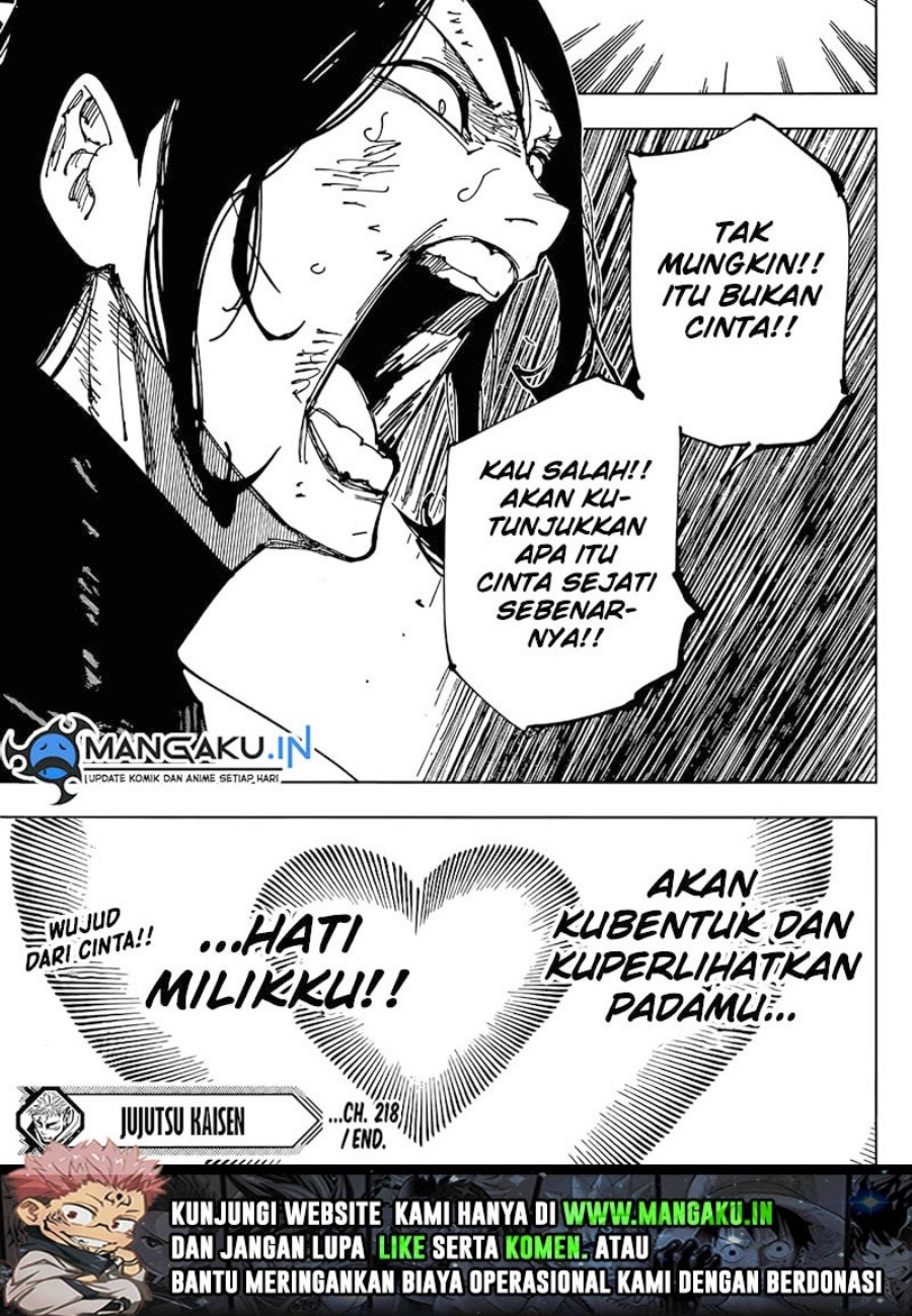 Jujutsu Kaisen — Chapter 218, halaman 20