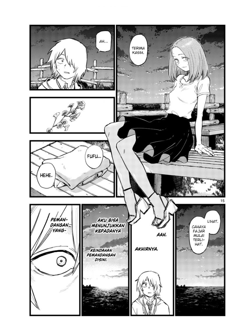 Yofukashi no Uta — Chapter 163, halaman 16