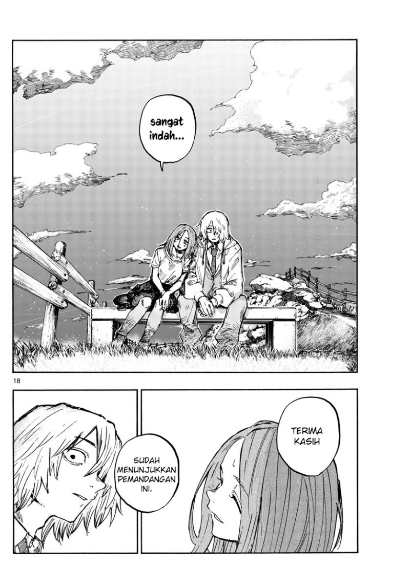 Yofukashi no Uta — Chapter 163, halaman 18