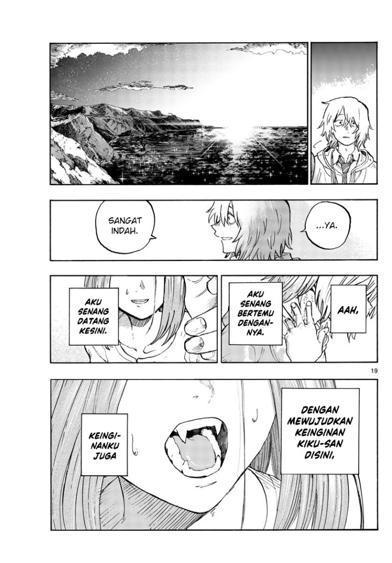 Yofukashi no Uta — Chapter 163, halaman 19