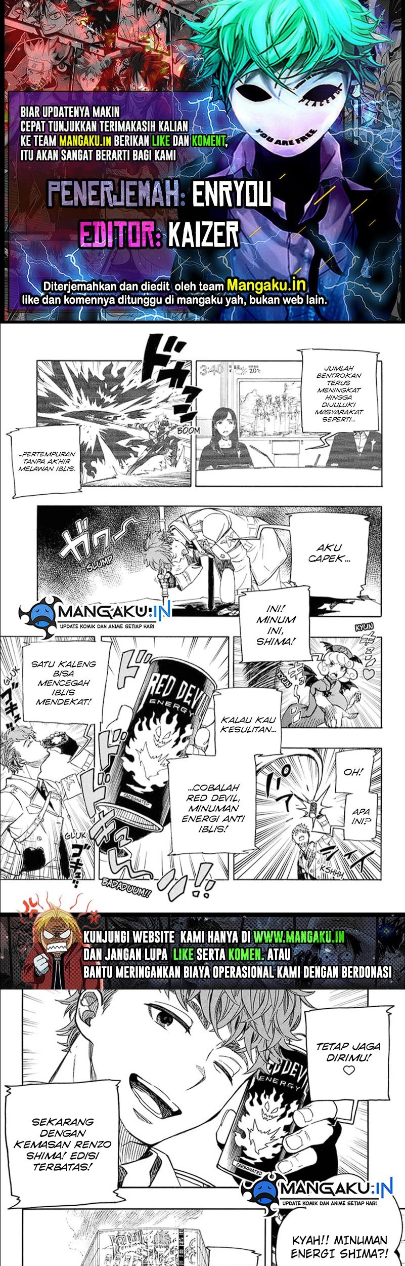 Ao no Exorcist — Chapter 139.2, halaman 1