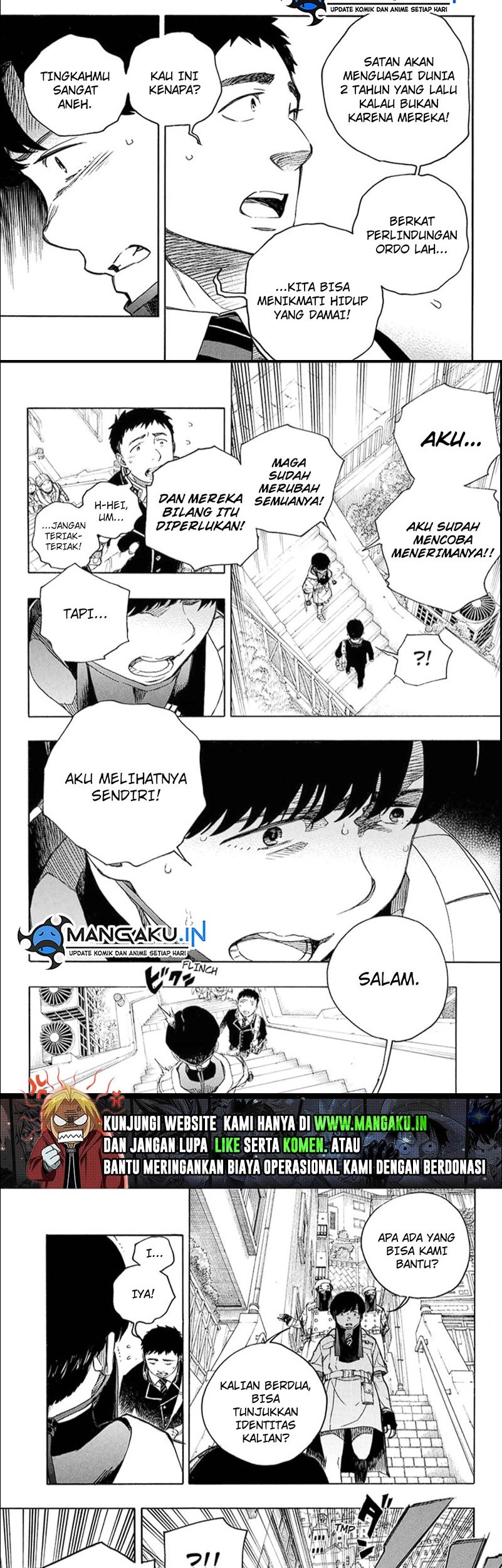 Ao no Exorcist — Chapter 139.2, halaman 13