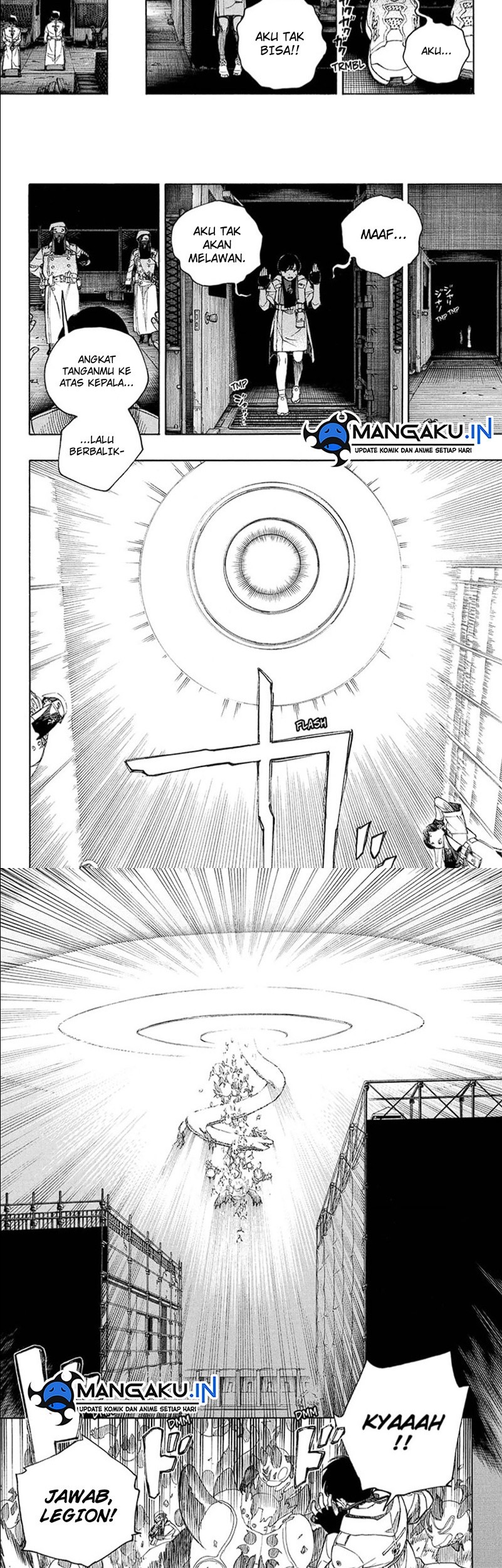 Ao no Exorcist — Chapter 139.2, halaman 17