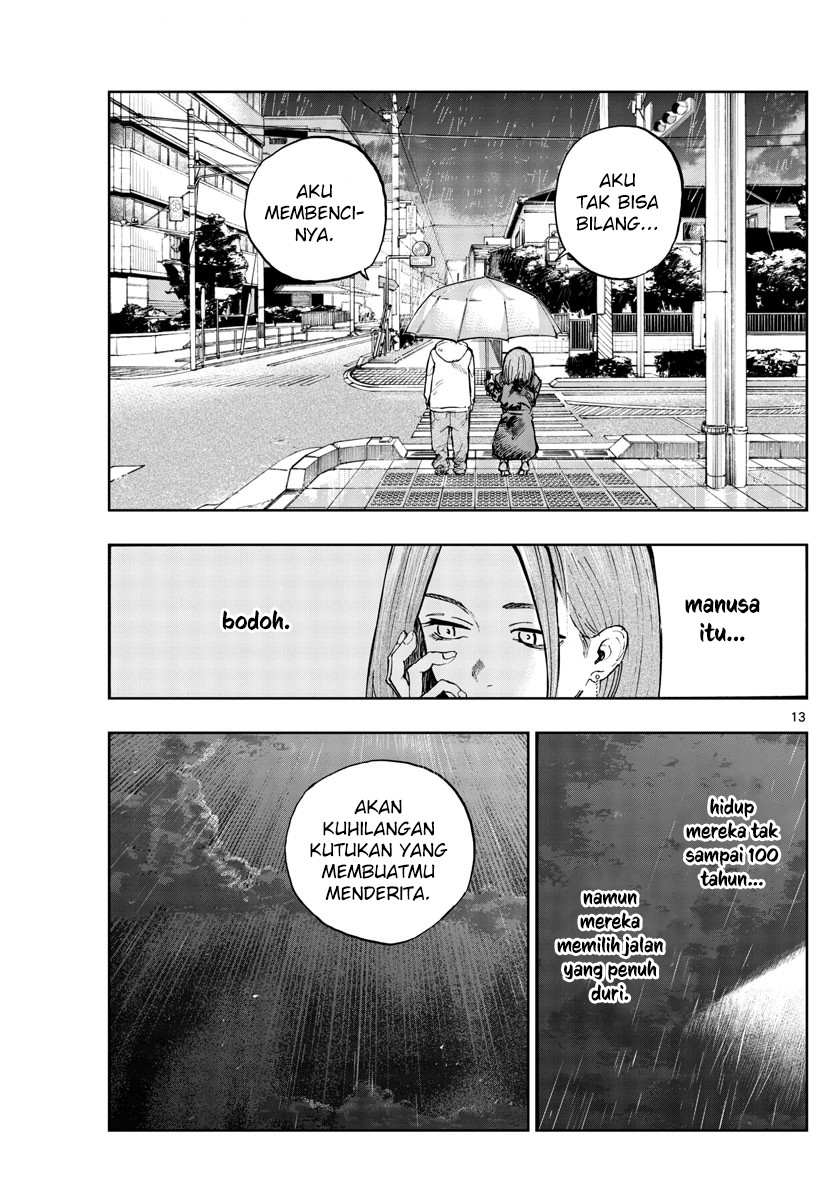 Yofukashi no Uta — Chapter 164, halaman 15