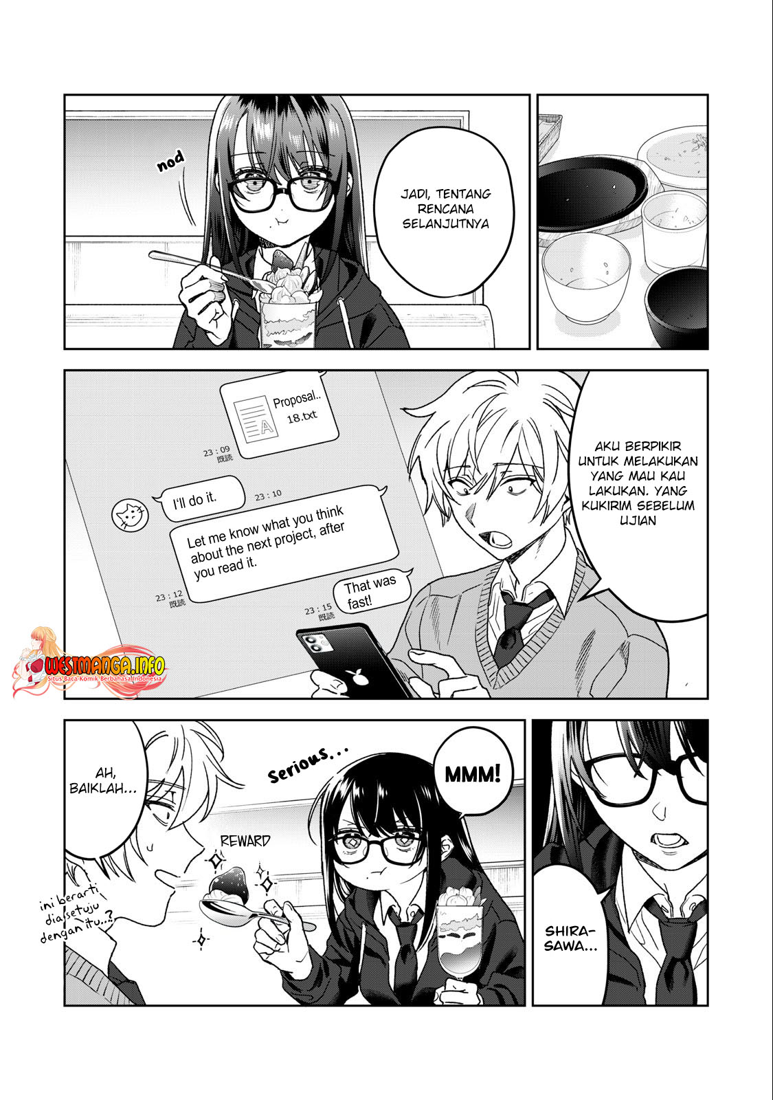 Hajirau Kimi ga Mitainda — Chapter 34, halaman 8