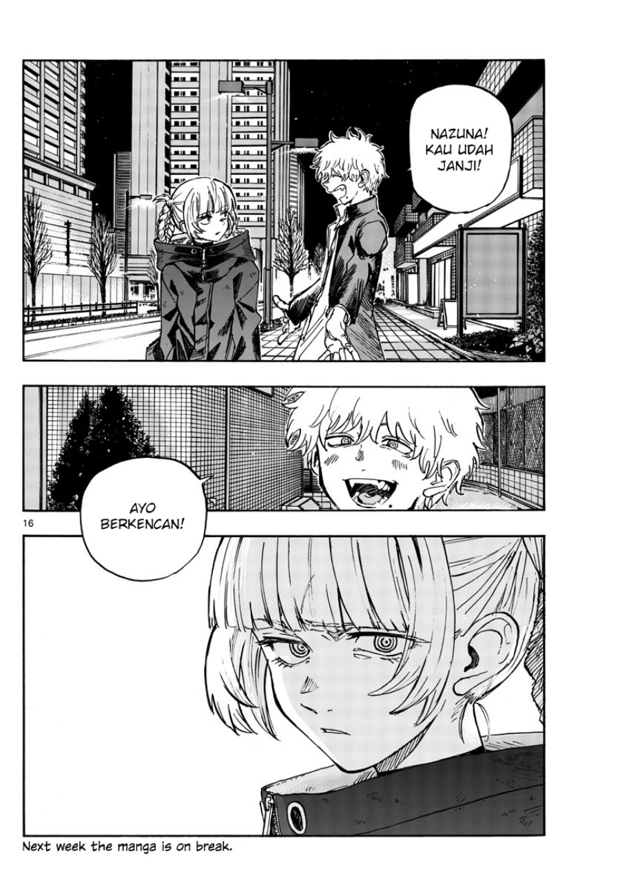 Yofukashi no Uta — Chapter 166, halaman 18