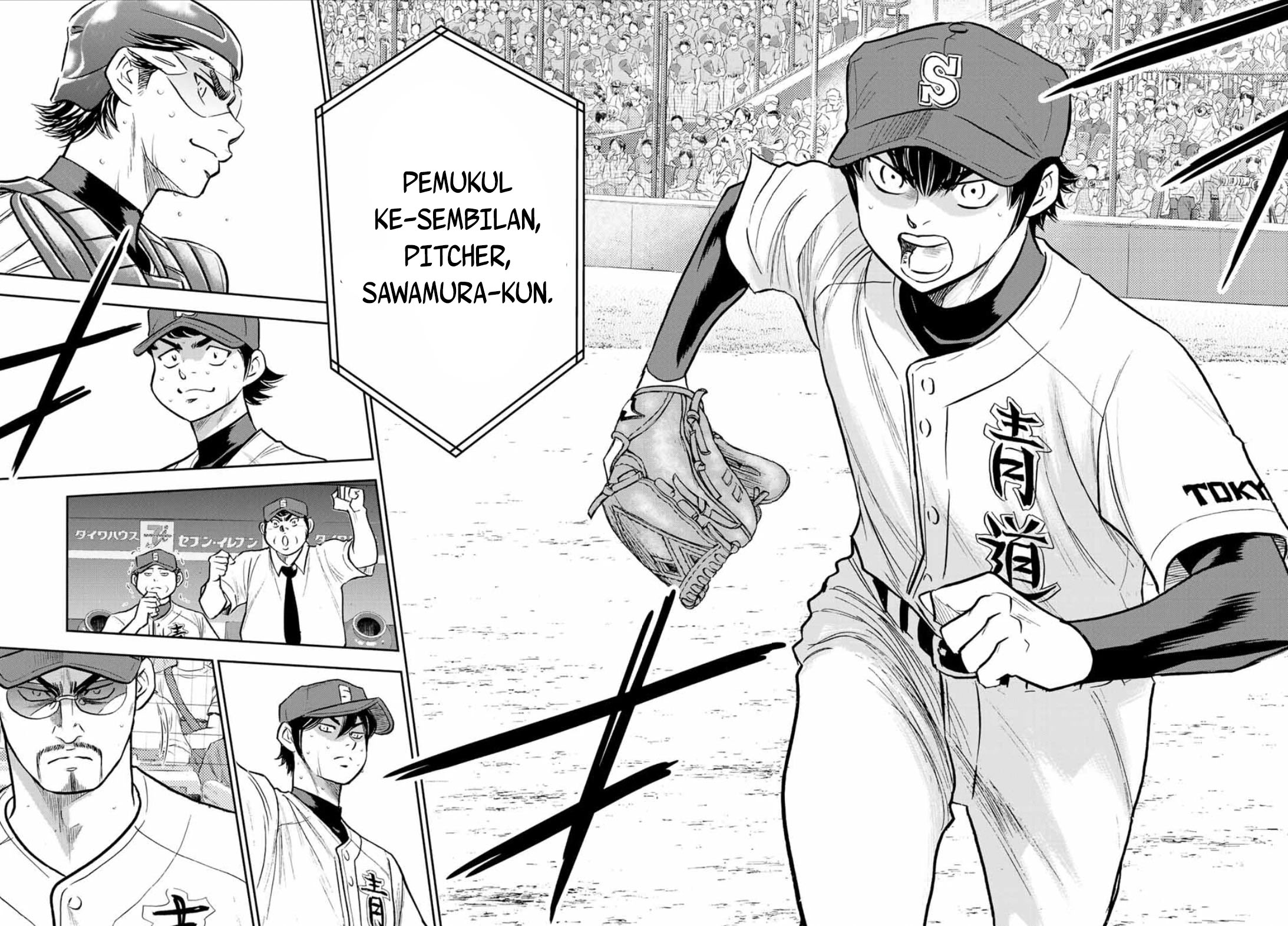Diamond no Ace Act 2 — Chapter 308, halaman 19