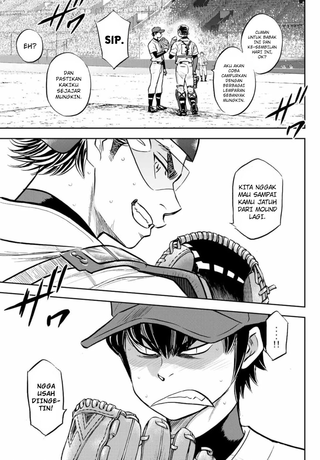 Diamond no Ace Act 2 — Chapter 308, halaman 23