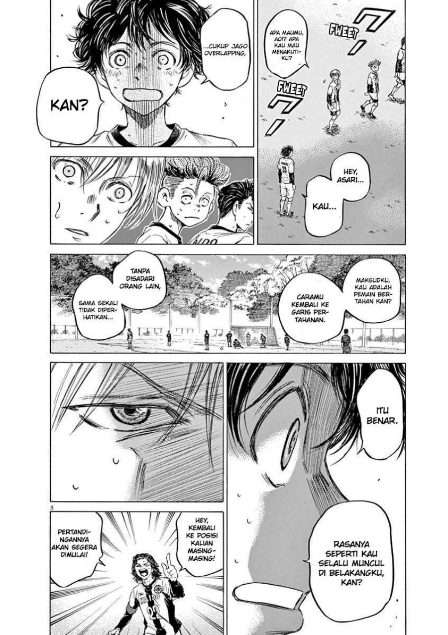 Ao Ashi — Chapter 49, halaman 9