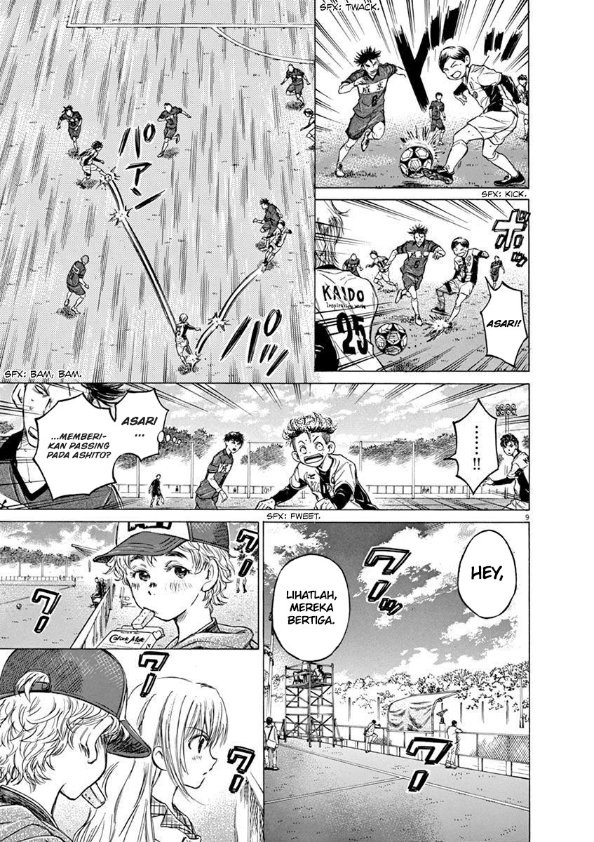 Ao Ashi — Chapter 50, halaman 9