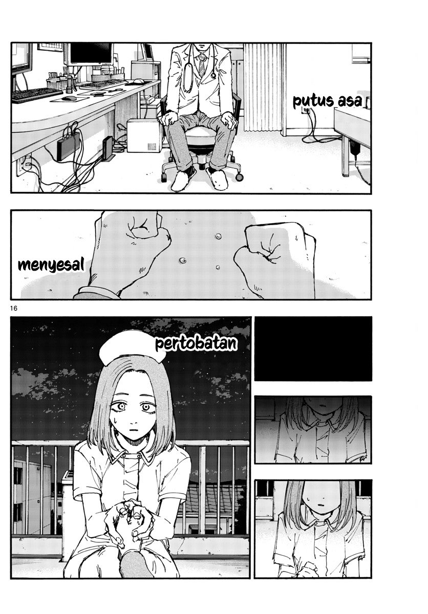 Yofukashi no Uta — Chapter 168, halaman 17