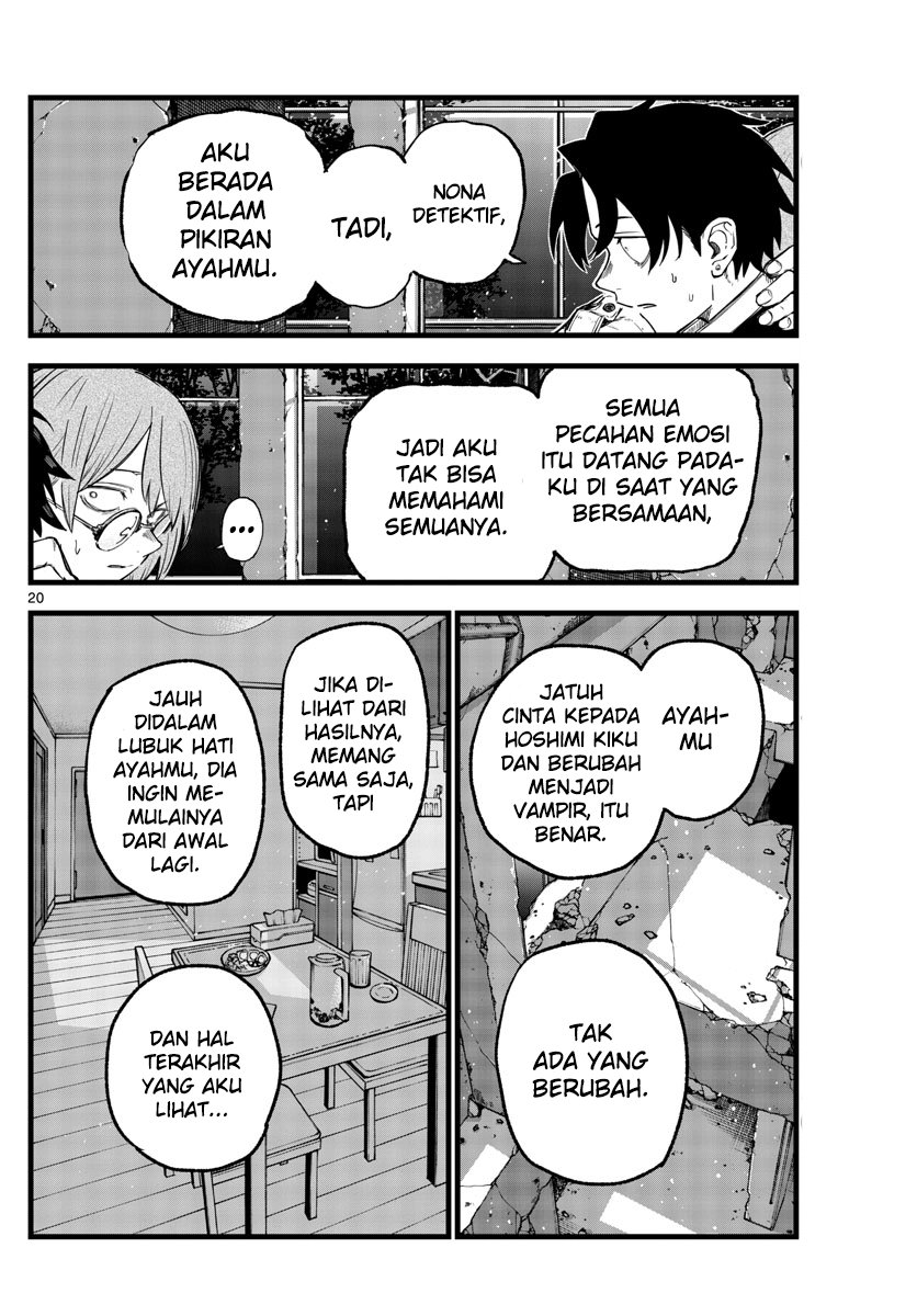 Yofukashi no Uta — Chapter 168, halaman 21