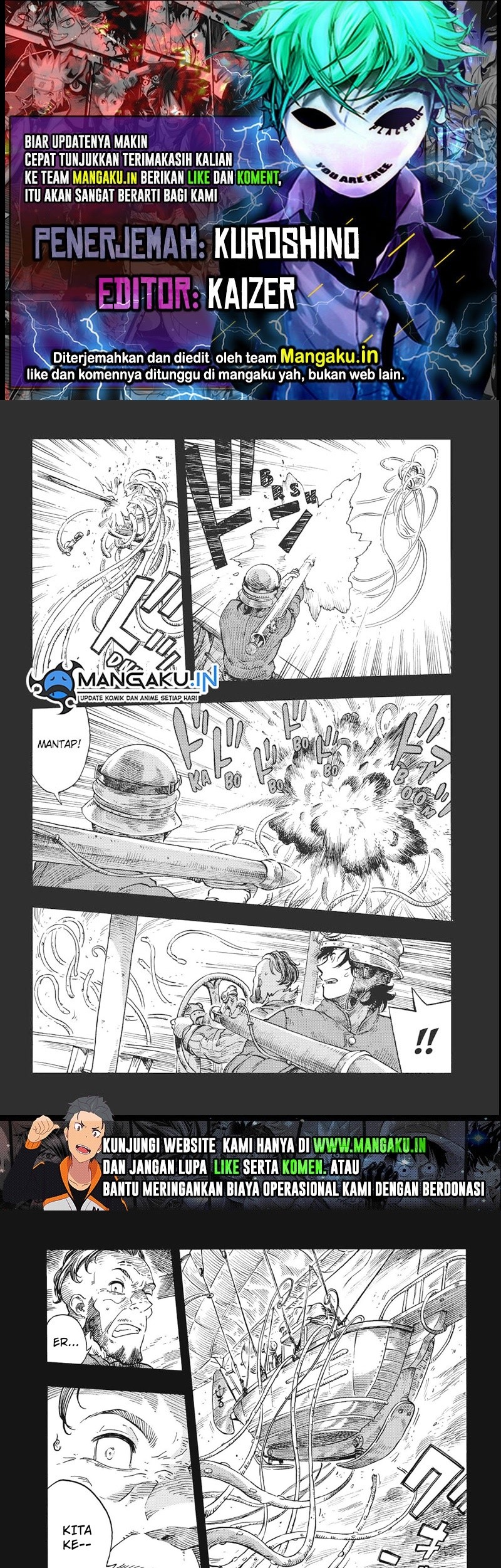 Kuutei Dragons — Chapter 30.2, halaman 1