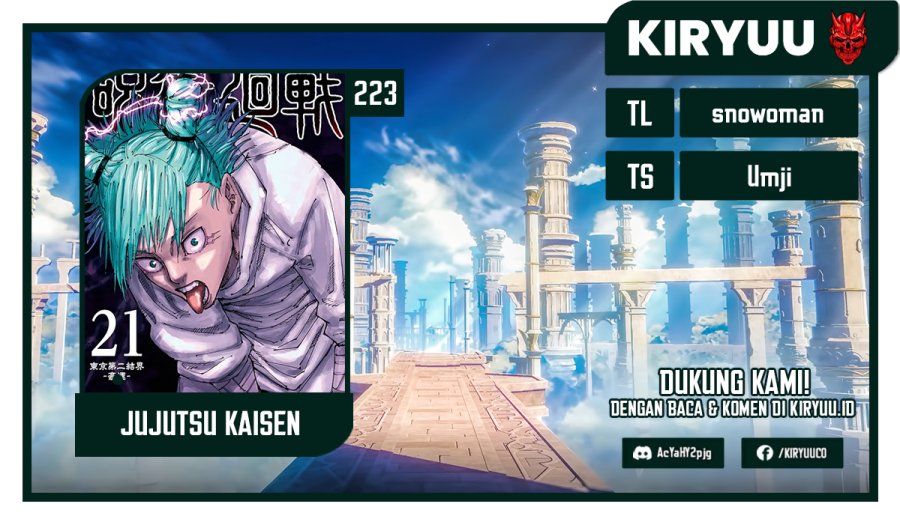 Jujutsu Kaisen — Chapter 223, halaman 1