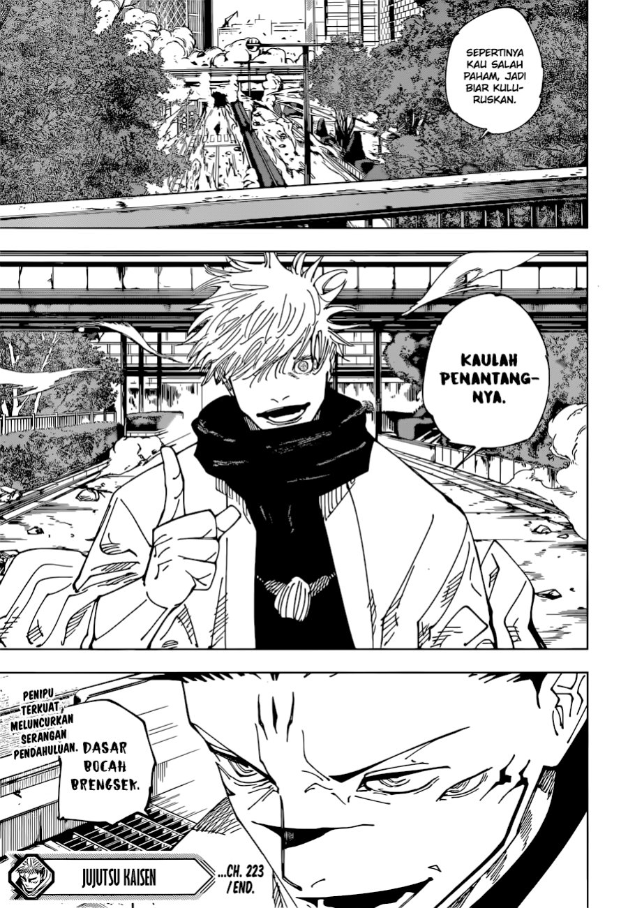 Jujutsu Kaisen — Chapter 223, halaman 18