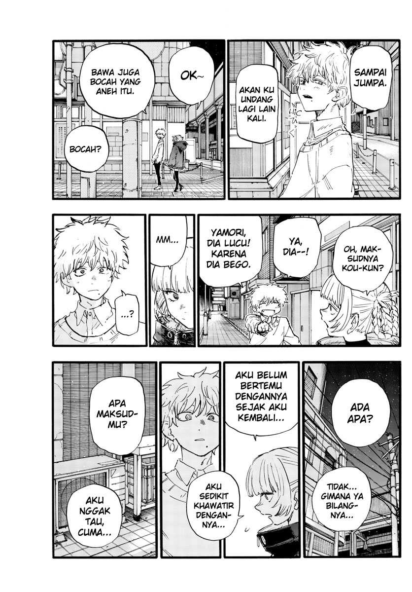 Yofukashi no Uta — Chapter 169, halaman 14