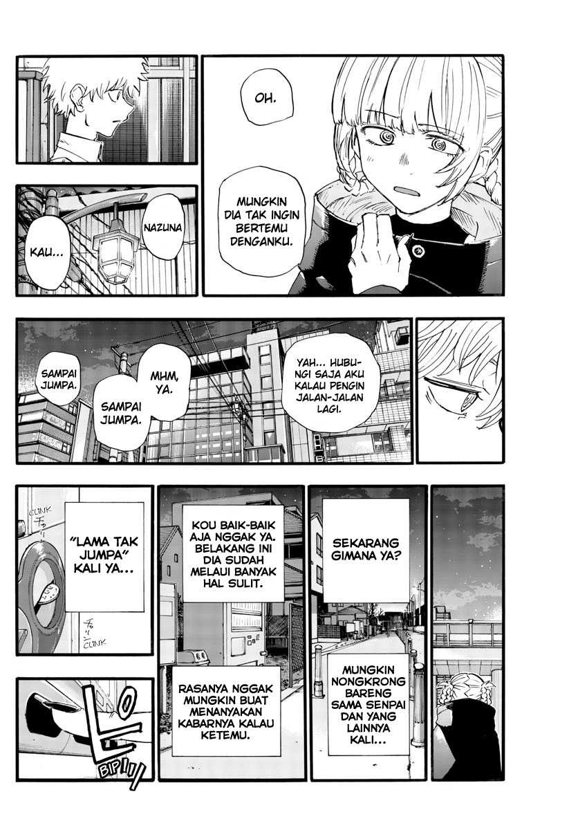Yofukashi no Uta — Chapter 169, halaman 15