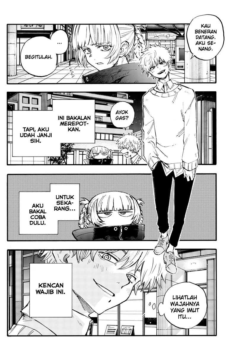 Yofukashi no Uta — Chapter 169, halaman 3