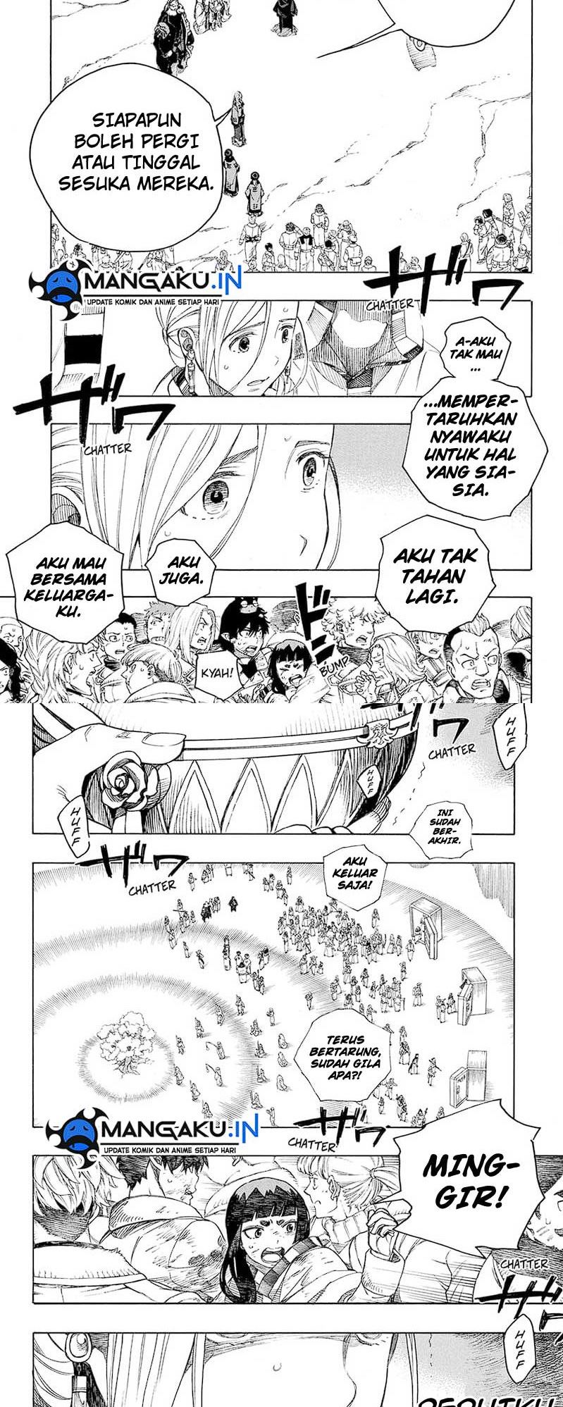 Ao no Exorcist — Chapter 141.2, halaman 8