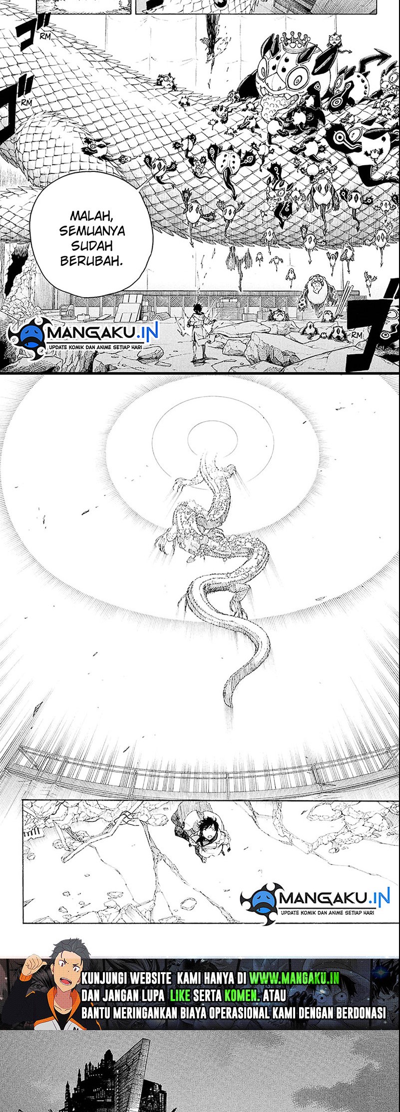 Ao no Exorcist — Chapter 140.2, halaman 2