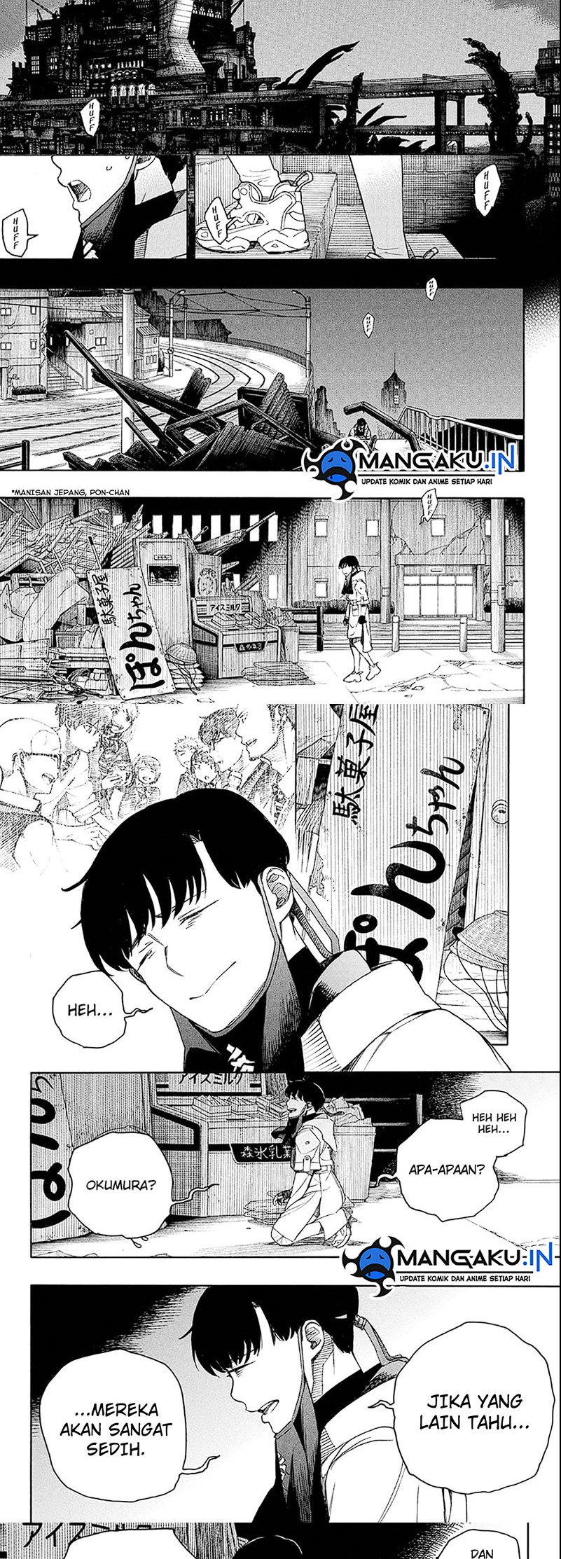 Ao no Exorcist — Chapter 140.2, halaman 3
