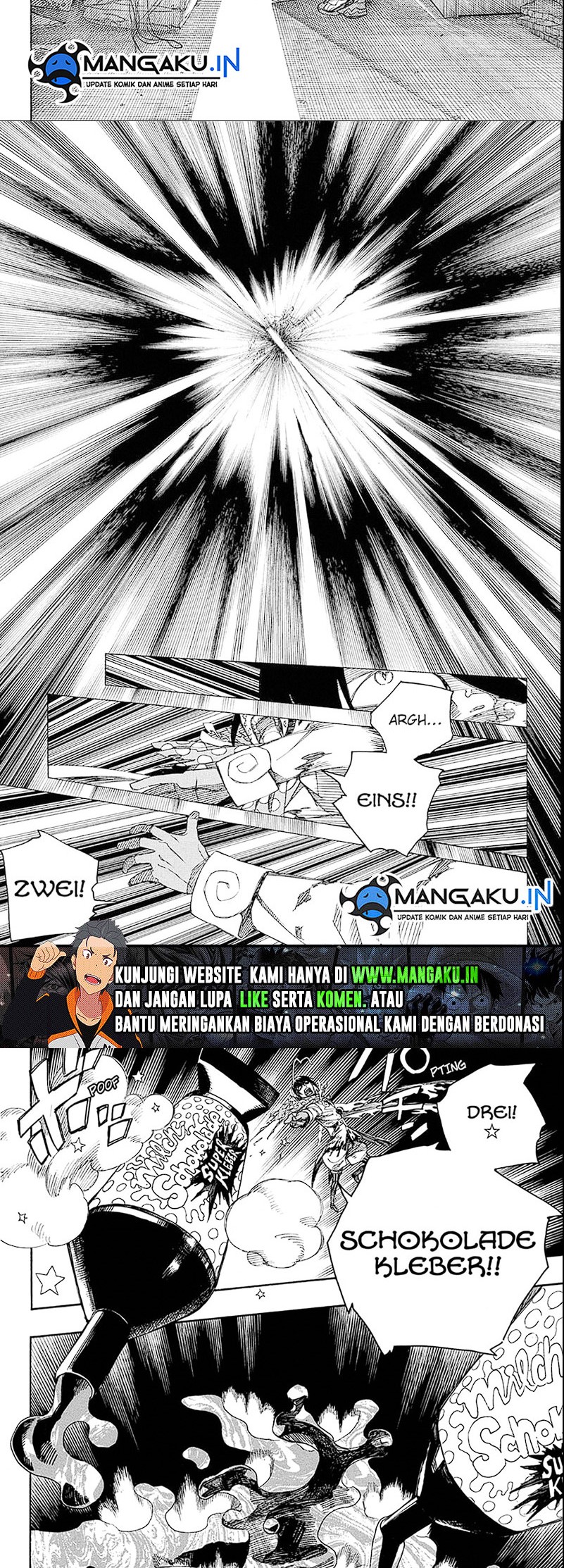 Ao no Exorcist — Chapter 140.2, halaman 6