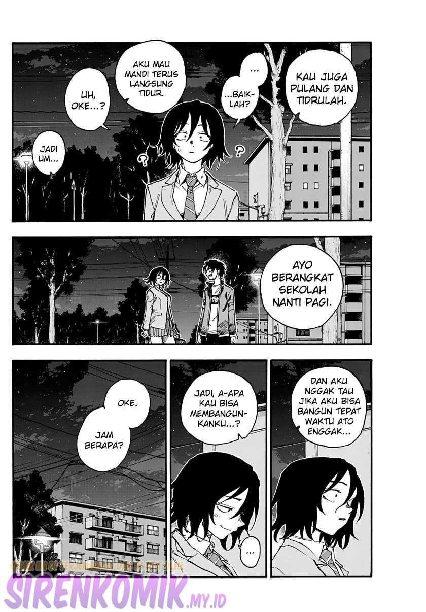 Yofukashi no Uta — Chapter 172, halaman 17