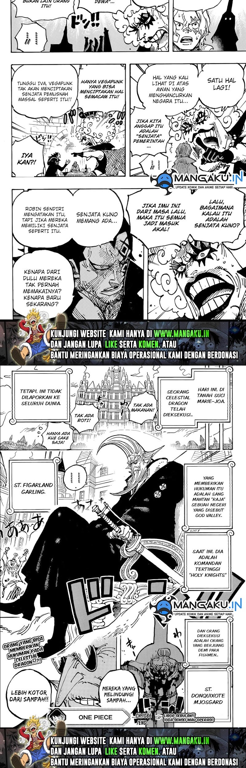One Piece — Chapter 1086, halaman 9