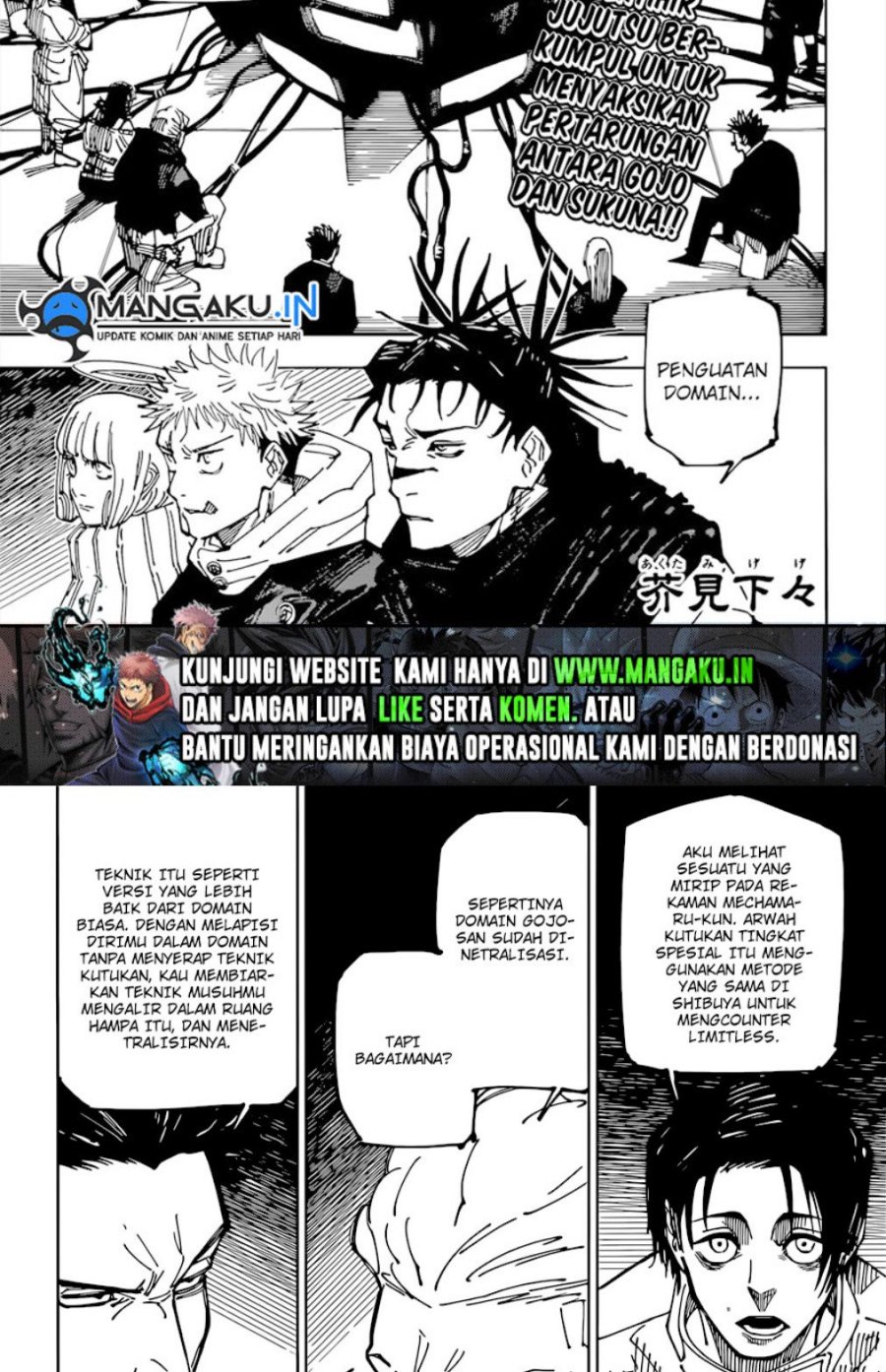 Jujutsu Kaisen — Chapter 225, halaman 2