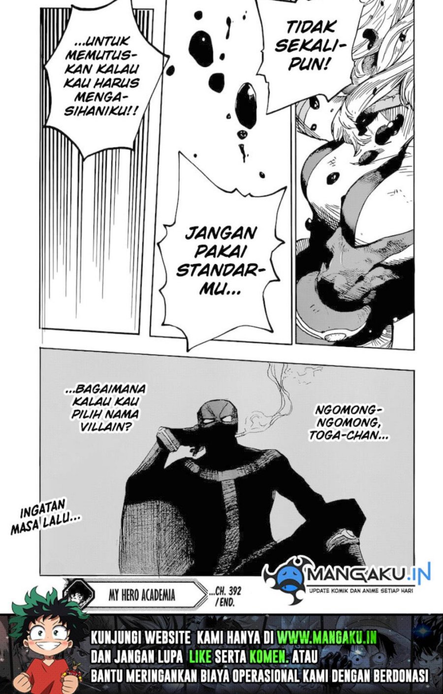 Boku no Hero Academia — Chapter 392, halaman 13