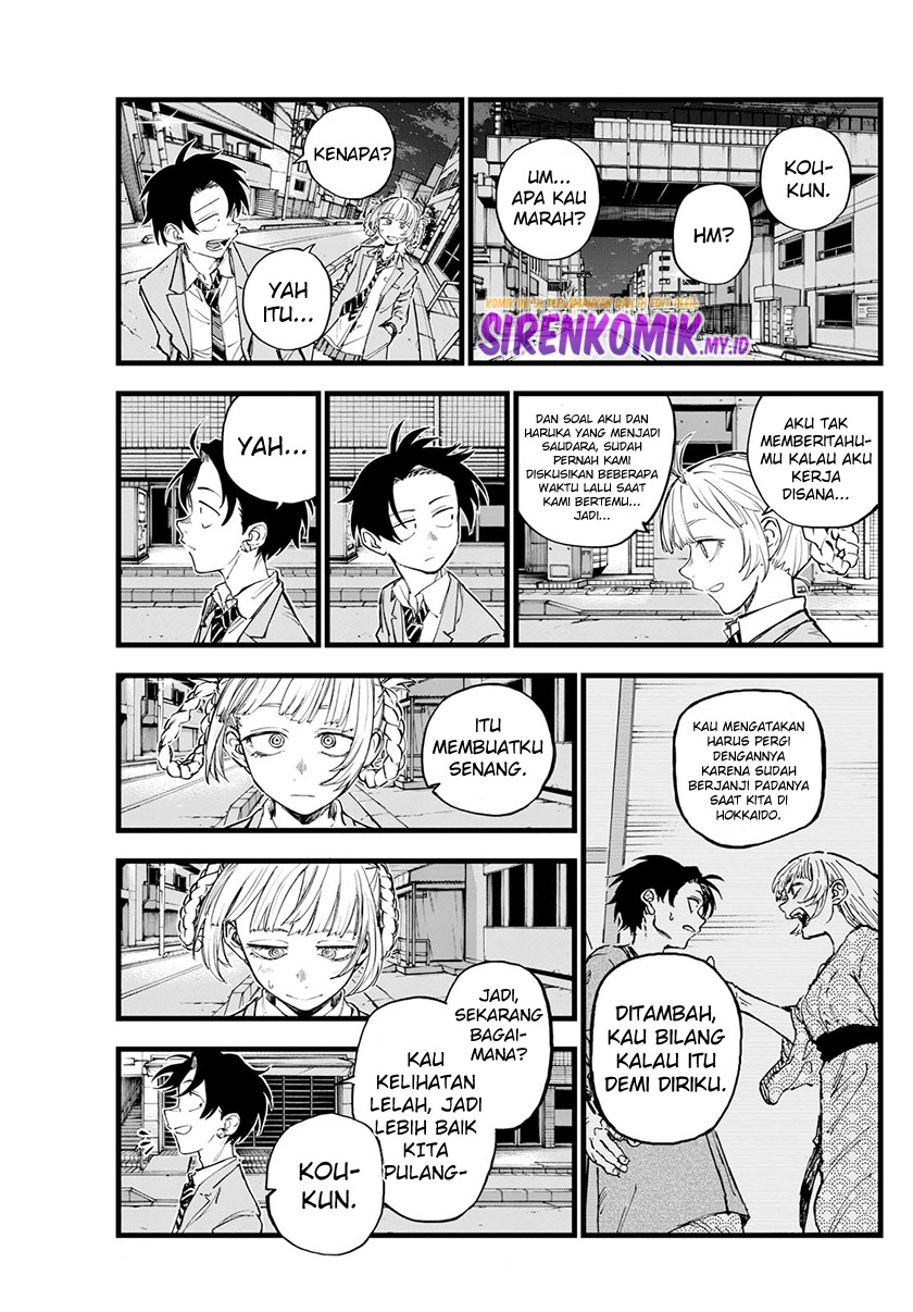 Yofukashi no Uta — Chapter 176, halaman 6