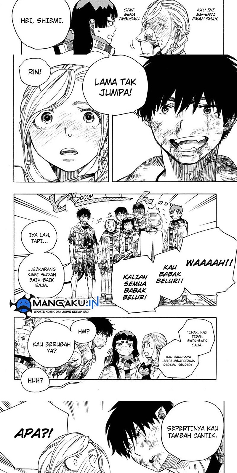Ao no Exorcist — Chapter 142, halaman 8