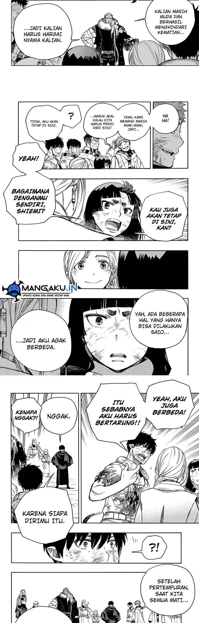 Ao no Exorcist — Chapter 142, halaman 11