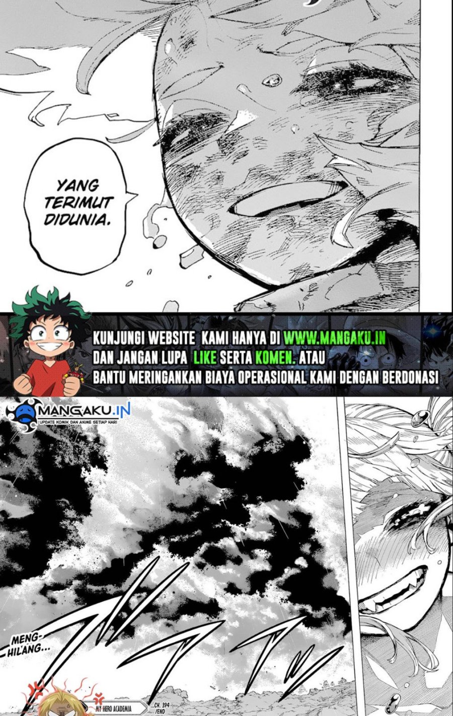 Boku no Hero Academia — Chapter 394, halaman 13