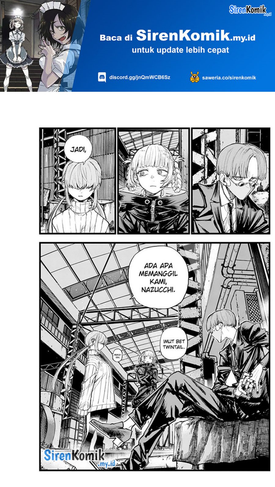 Yofukashi no Uta — Chapter 177, halaman 2
