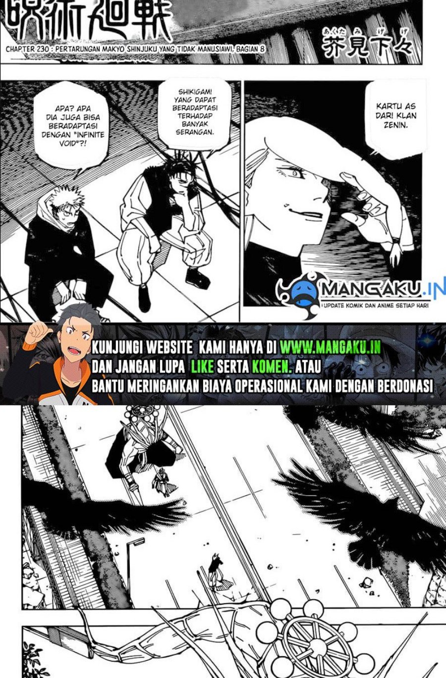 Jujutsu Kaisen — Chapter 230, halaman 2