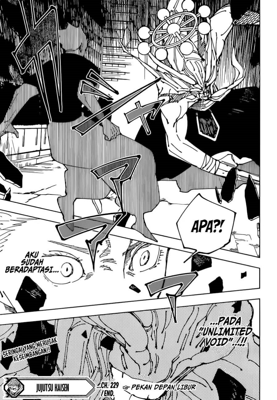 Jujutsu Kaisen — Chapter 229, halaman 18
