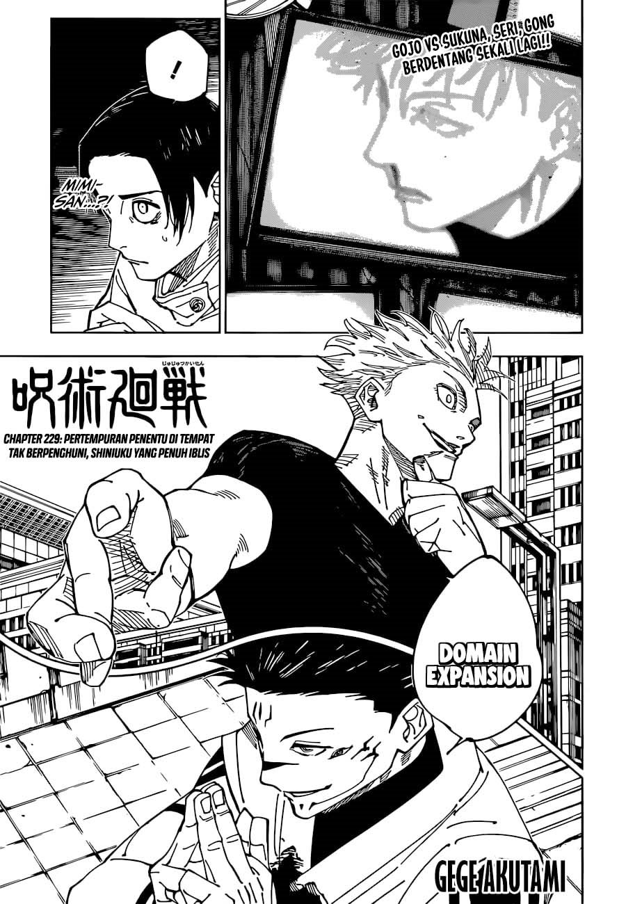 Jujutsu Kaisen — Chapter 229, halaman 2