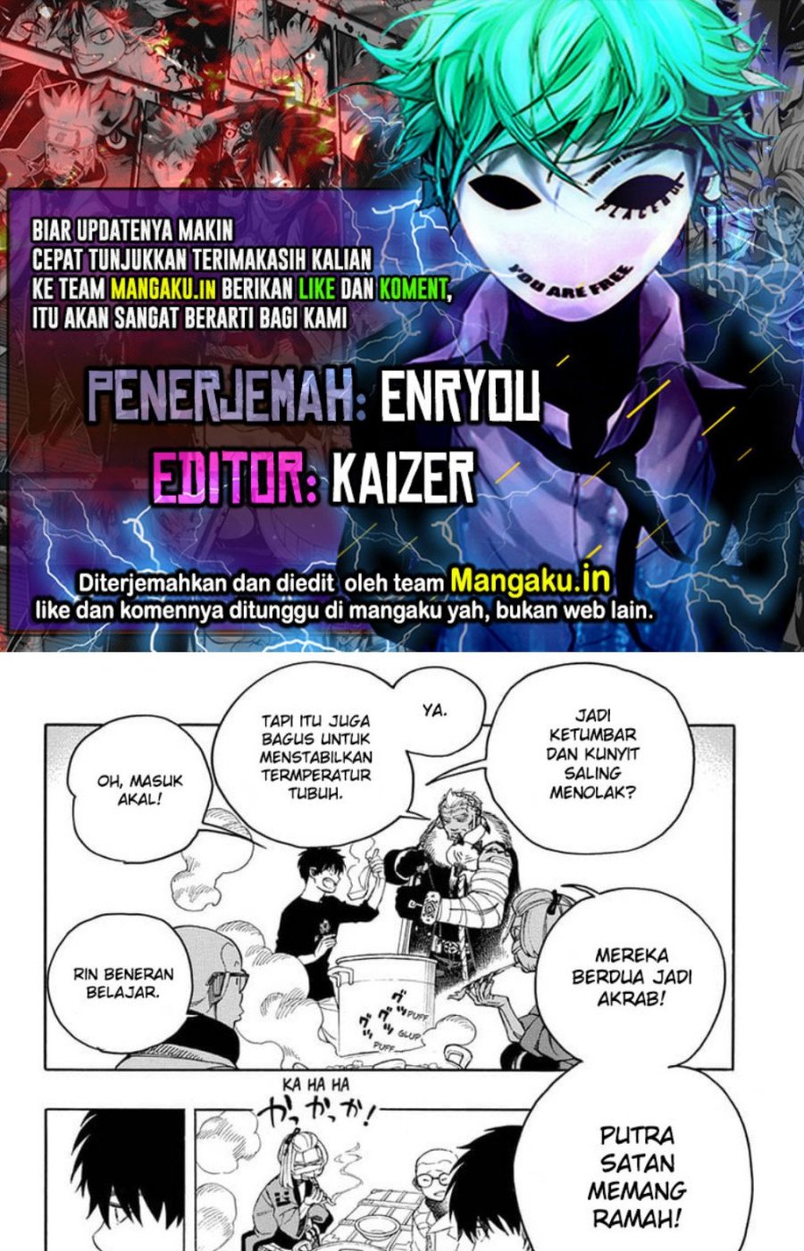 Ao no Exorcist — Chapter 143.2, halaman 1