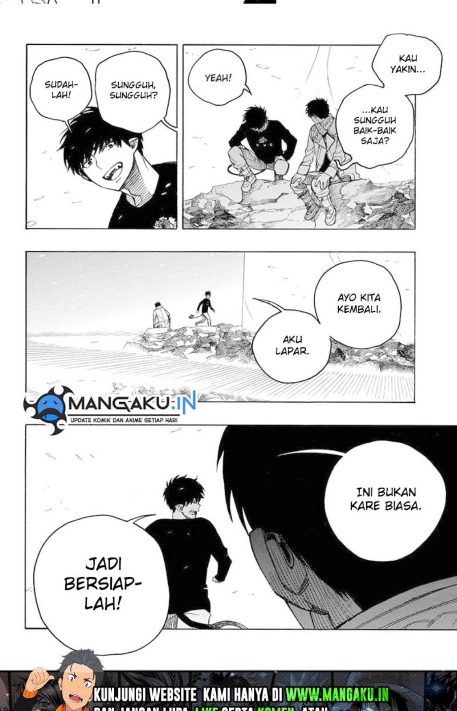 Ao no Exorcist — Chapter 143.2, halaman 17