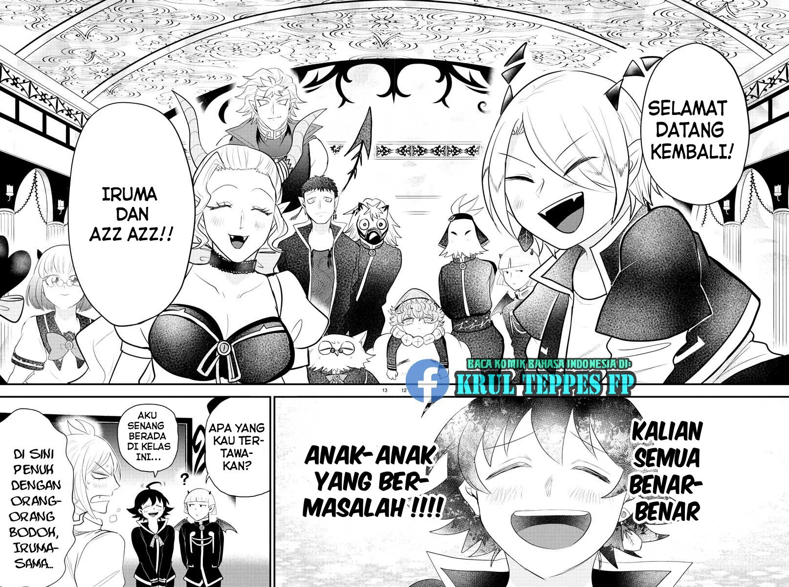 Mairimashita! Iruma-kun — Chapter 309, halaman 13