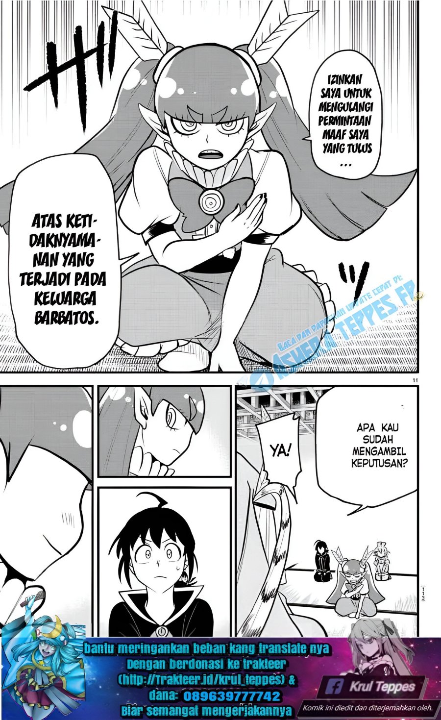 Mairimashita! Iruma-kun — Chapter 312, halaman 12